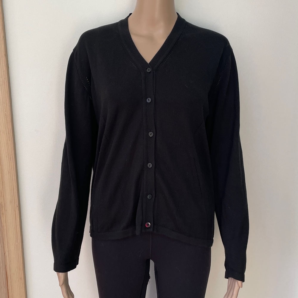 Henri Bendel Classics Cotton Cardigan